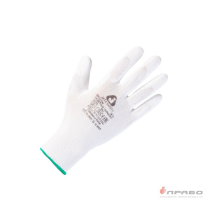 Перчатки нейлоновые с полиуретановым покрытием JP011w белые. Артикул: 10063. Цена от 102 р.
