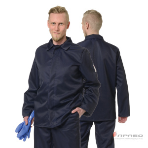 Костюм мужской кислотощелочестойкий (КЩС) синий (куртка и брюки). Артикул: Ar204. Цена от 3 690 р. в г. Уфа