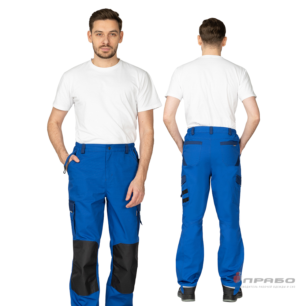 Брюки мужские «Сюрвейер Смарт» василёк/тёмно-синий. Артикул: 12939. Цена от 3 150,00 р. в г. Уфа