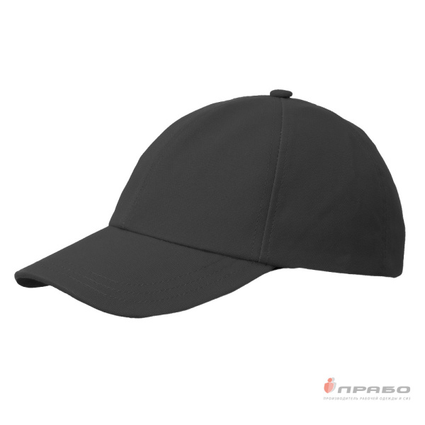 Бейсболка чёрная с жестким козырьком. Артикул: Гол101. #REGION_MIN_PRICE# в г. Уфа
