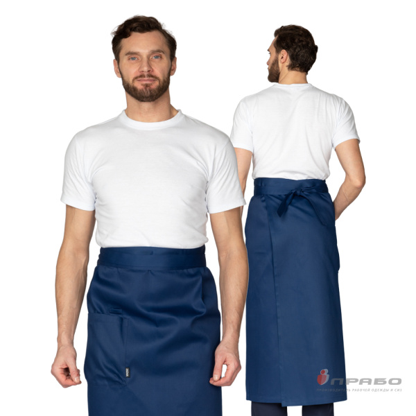 Передник поварской синий. Артикул: П004. #REGION_MIN_PRICE# в г. Уфа