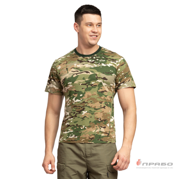 Футболка трикотажная камуфляжная мультикам Футболка трикотажная камуфляжная мультикам