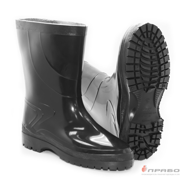 Сапоги мужские ПВХ «Sardonix 166-03» чёрные (28 см). Артикул: Пвх157. #REGION_MIN_PRICE# в г. Уфа
