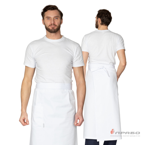 Передник поварской белый. Артикул: П004. #REGION_MIN_PRICE# в г. Уфа