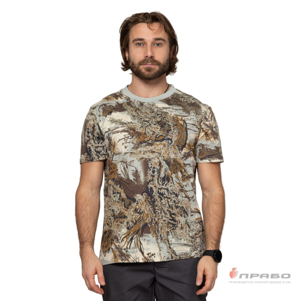 Футболка трикотажная камуфляжная степь Футболка трикотажная камуфляжная степь