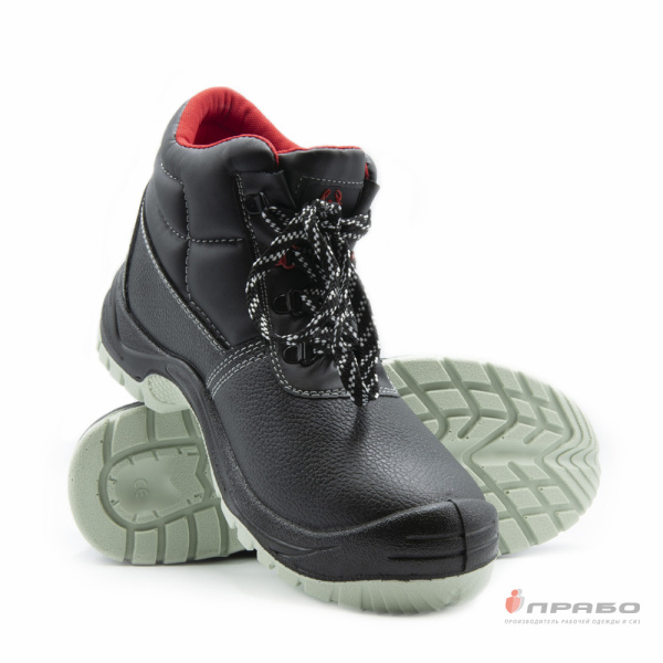 Ботинки кожаные «Скорпион-1201» с подошвой ПУ/ТПУ чёрные. Артикул: Кож300. #REGION_MIN_PRICE# в г. Уфа