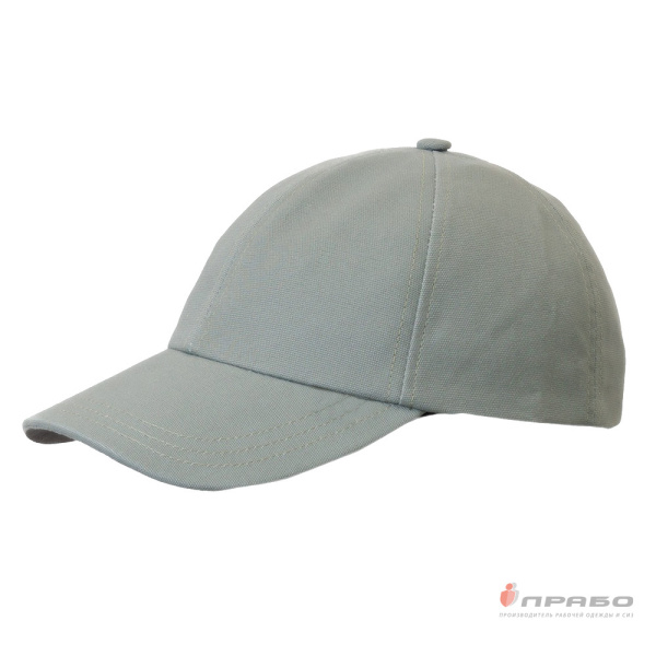Бейсболка серая с жёстким козырьком. Артикул: Гол101. #REGION_MIN_PRICE# в г. Уфа