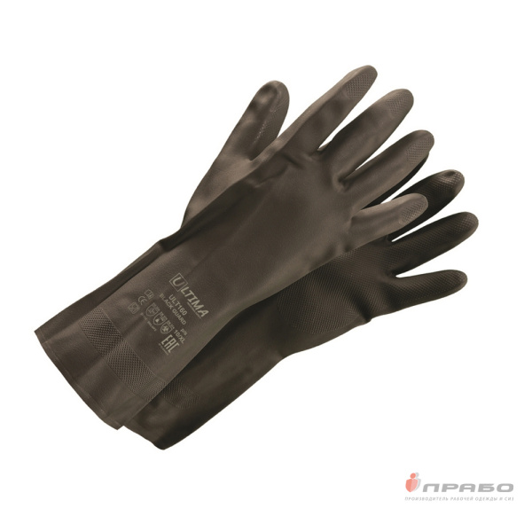 Перчатки химстойкие латексные Ultima Black Guard ULT160. Артикул: 11294. #REGION_MIN_PRICE# в г. Уфа